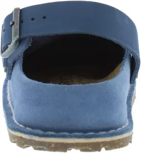 Мужские сабо Birkenstock Lutry из премиальной замши, синий