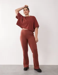 4505 Curve Icon укороченная футболка из плотного хлопка с быстросохнущим покрытием цвета янтаря