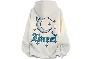 Толстовка Unisex Hooded Moderate Heavyweight ZIAREL, белый heather серый