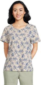 Футболка Tommy Bahama Indigo Palms Printed Short Sleeve Tee, Bleached Sand