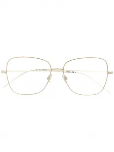 Очки в массивной оправе BOSS, золотой