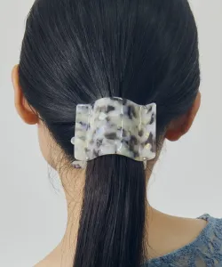 Заколка для волос из ацетата с широкими волнами Goldy, цвет Gray