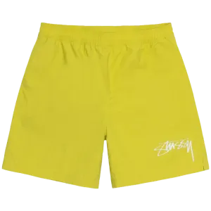 Шорты Stussy x Nike Nylon 'High Voltage', желтый