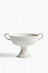 Салатница H&M With Reactive Glaze, 19,5x31,5 см, белый