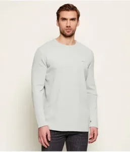 Футболка с длинным рукавом "Темпесто" regular fit Boss Orange, серый