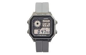 Унисекс молодежные черные часы CASIO
