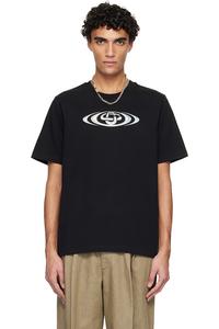 Футболка с коротким рукавом и логотипом Warped Casablanca, черный