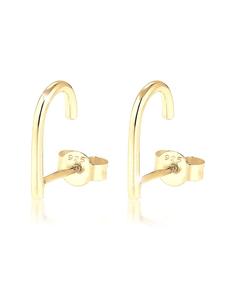 Elli Серьги из серебра 925 пробы с золотым покрытием