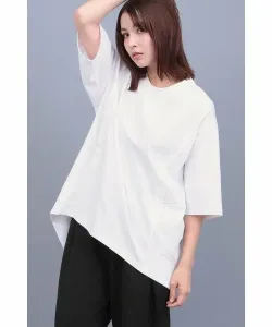 Футболка свободного кроя R от TORNADO MART, цвет White