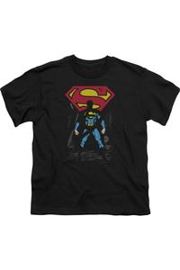 Футболка с коротким рукавом для подростков "Superman: Темный переулок" Gildan, черный