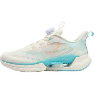 Кроссовки для бега с низким верхом, противоскользящие, износостойкие, для детей и подростков 361°KIDS, белый/синий