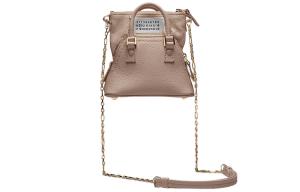 Maison Margiela Женская розовая кожаная сумка через плечо