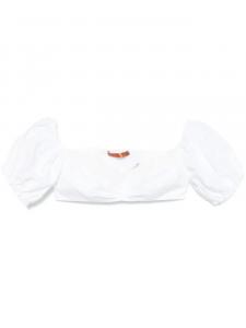 Ermanno Scervino топ с кружевом, белый