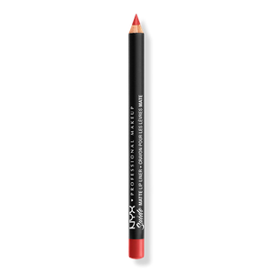 Матовый карандаш для губ Suede Matte Lip Liner Velvet Soft Vegan Lip Pencil NYX Professional Makeup, Kitten Heels (bright red)