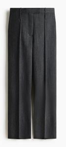 Брюки H&M Tailored Wool, темно-серый