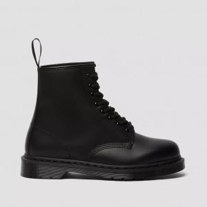 Мужские ботинки Dr. Martens 1460 Mono из гладкой кожи, черный