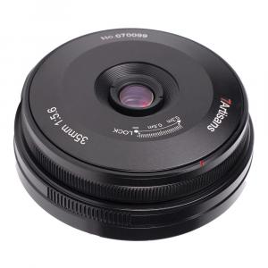 Объектив 7Artisans 35mm f/5.6 Pancake, Sony E Mount, черный