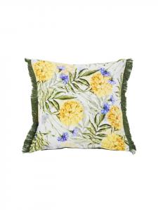 Наволочка с бахромой из васильков  Cats Collection, Corn Flowers