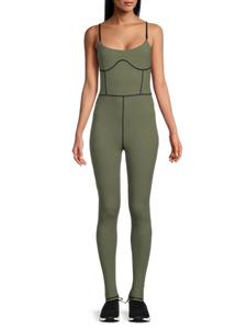 Комбинезон с открытыми швами WeWoreWhat, цвет Army Green