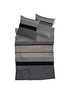Постельное белье Dami антрацитового цвета Traumschlaf, 135 x 200 + 80 x 80 см