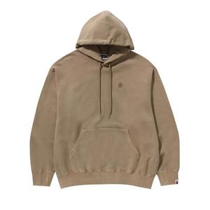 Худи BAPE Ape Head One Point Garment Dye Pullover Hoodie, Beige