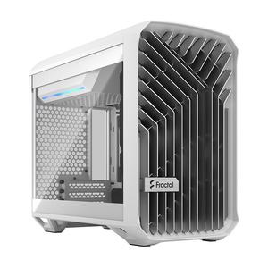 Корпус Fractal Design Torrent Nano, Mini Tower, белый, прозрачное стекло