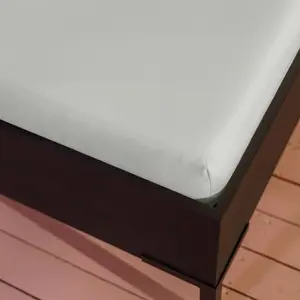 Простыня кайори «Сизу», (1 шт.), органический хлопок Kayori, цвет Silbergrau