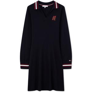 Tommy Hilfiger Платье с длинными рукавами Year Of The Dragon Series Women's Navy Blue