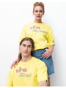 Футболка CLIFF желтого цвета elho