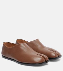 Туфли-слипоны Tabi Babouche из кожи Maison Margiela, Warm Coffee