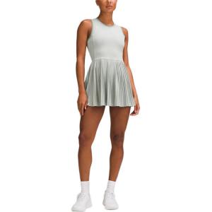 Теннисное платье без подкладки, платье без рукавов, женское Lululemon, jade серый/jade серый