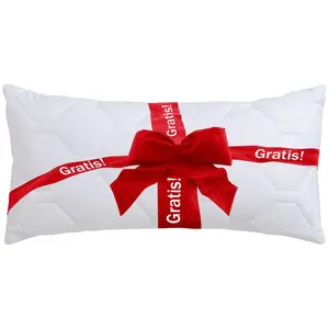 Мое домашнее микрофибровое одеяло Corella, одеяло 135x200 см, 155x220 см, подушка 40x80 см легкое, наполнение 100% полиэстер, 2 части, лето, зима, 4 сезона, одеяло с бесплатной подушкой My Home, белый