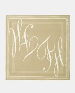 Шелковый платок кремового цвета Tommy Hilfiger