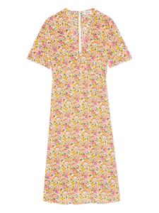Платье миди Rhodral с цветочным принтом Zadig&Voltaire, оранжевый