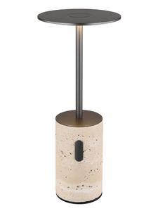 Настольная лампа ТРАВЕРТИН серого цвета Globo lighting