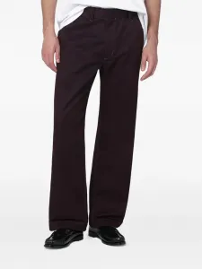 Брюки из хлопкового смешанного материала Needles, фиолетовый