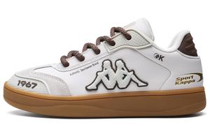 Kappa Низкие противоскользящие износостойкие кроссовки для скейтбординга унисекс, бежево-коричневые