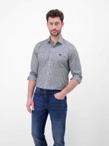 LERROS Рубашка на пуговицах Regular fit в белом цвете