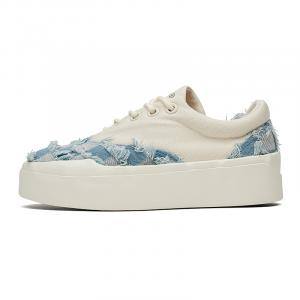 VICTORIA&VERA Низкие кеды из холста унисекс синие, цвет Blue