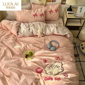 LUOLAI HOME Комплект постельного белья 1,8 м, пододеяльник 200x230 см, простыня