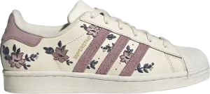 Кроссовки Adidas Wmns Superstar 'Floral', кремовый