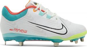 Бутсы Nike Wmns Hyperdiamond 4 Pro 'White Turbo Green', белый