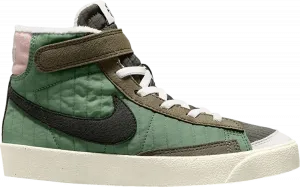 Кроссовки Nike Blazer Mid '77 PS 'Oil Green', зеленый
