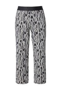 Ulla Popken Штаны Regular в цвете Black, Off White