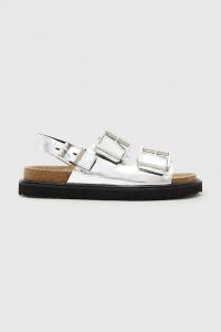 Кожаные сандалии Isla Sandal Allsaints, серебряный