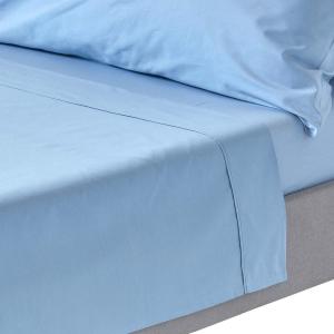 Простыня Homescapes синий, 230/255 см