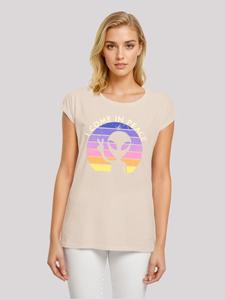 Рубашка F4NT4STIC Alien Peace Sunset, песочный