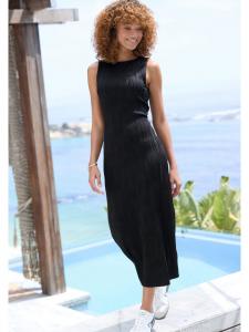 LASCANA Черное платье миди