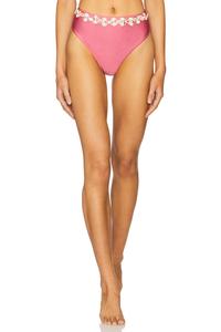 Вышитые бикини из ликры Patbo с морскими ракушками, pink