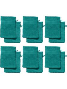 Redbest  Махровые рукавицы для мытья посуды, набор из 12 штук, цвет «Чикаго», изумрудно-зеленый